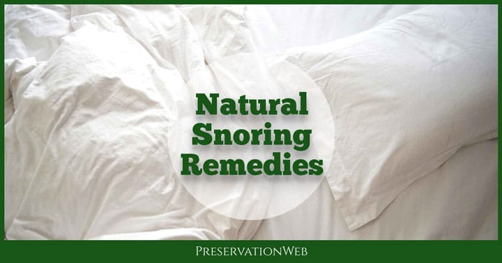 LIST OF BEST natural snoring remedies